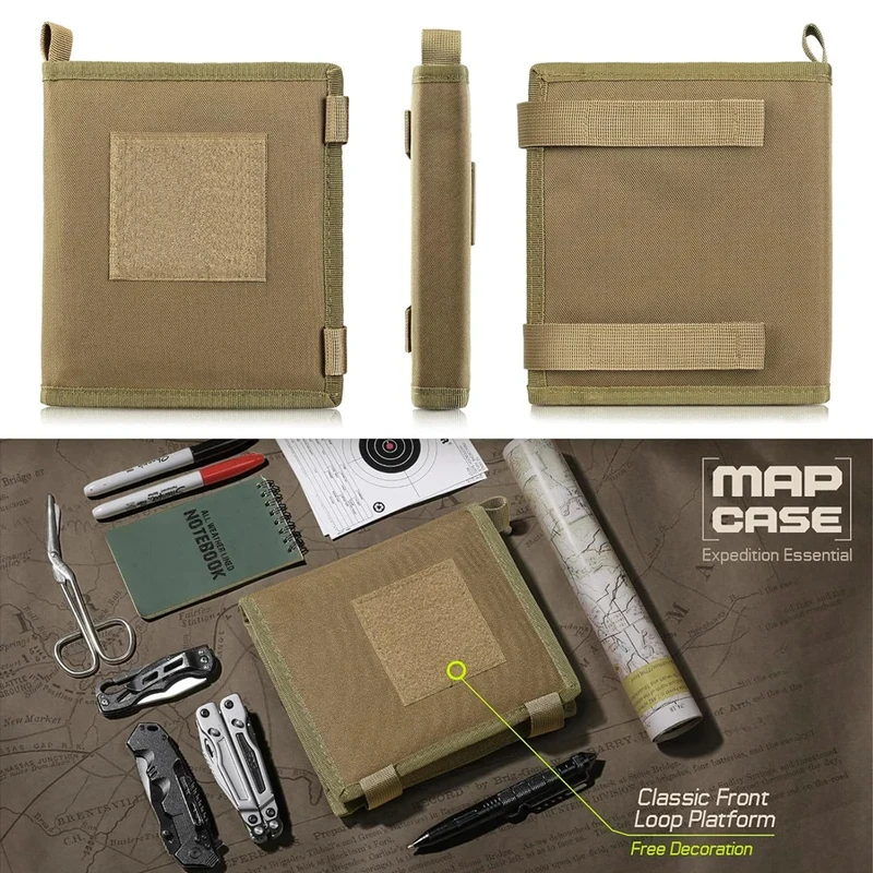 Outdoor Hunting Maps - Custodia Oxford MapHolder pieghevole per oggetti