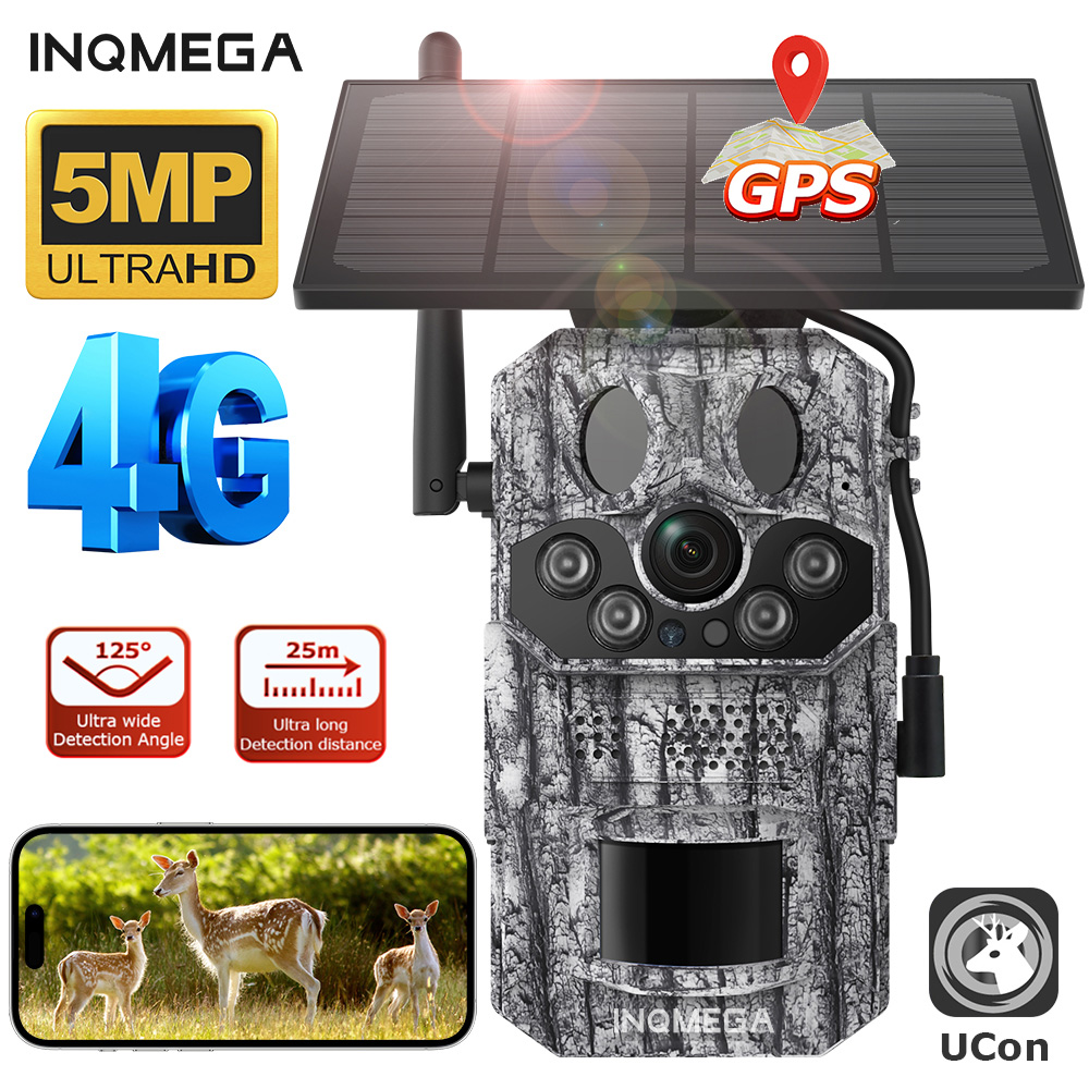 Trail Camera Infrared - INQMEGA4G 2K 5MP PIR Movimento attivato