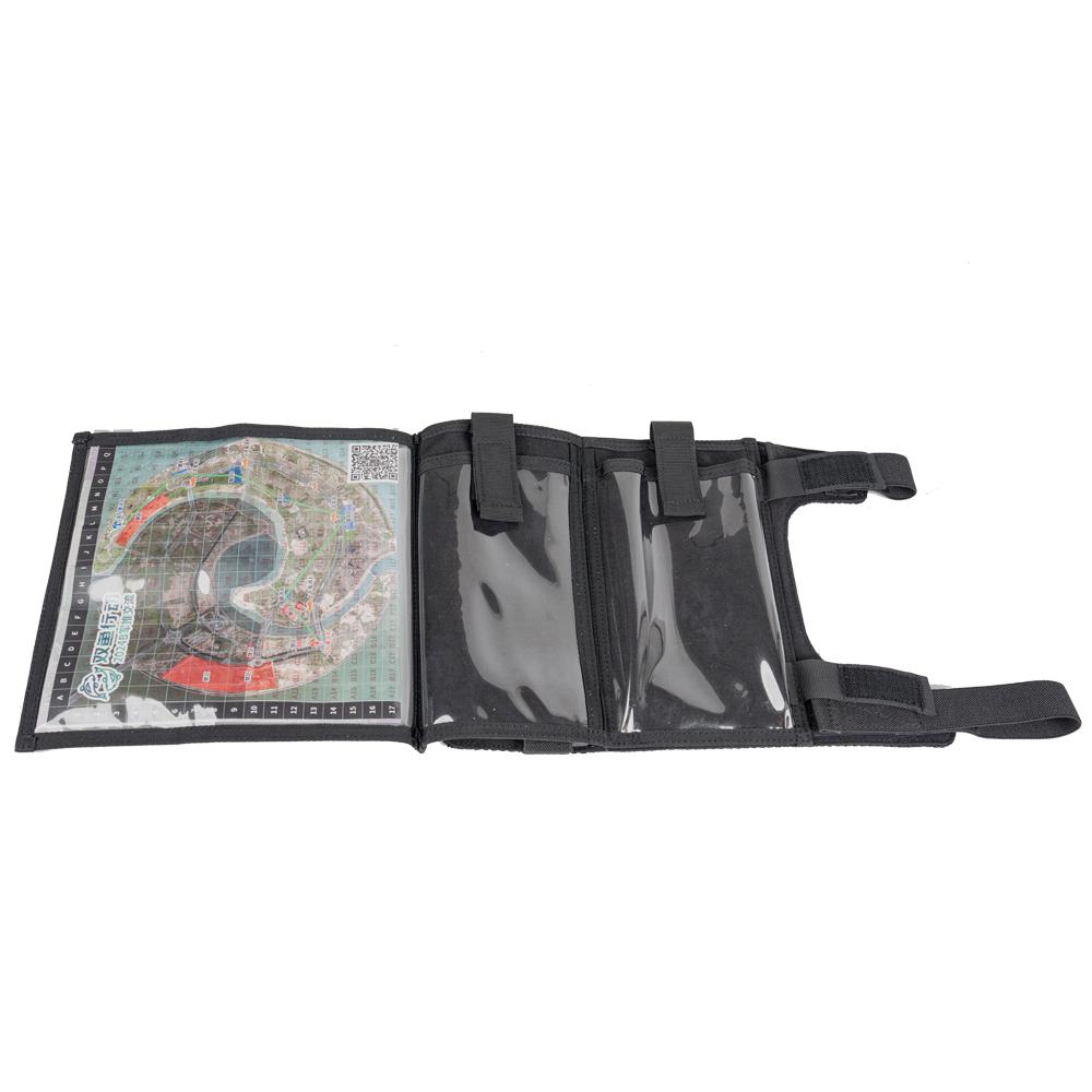Outdoor Hunting Maps - Custodia per mappa tattica con manica