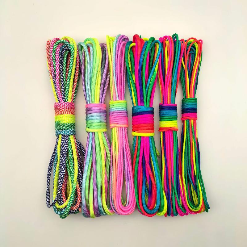 Paracord Survival Bracelet - Corda Paracord Arcobaleno 2mm/3mm/4mm a 7