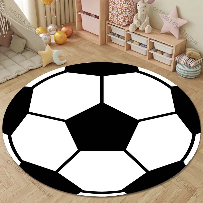 Hunting Outdoor Rug - Tappeto Rotondo con Stampa Zampa d'Orso