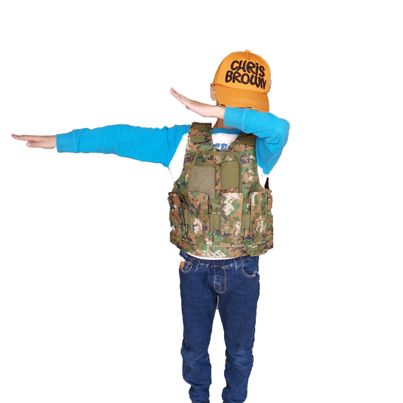 Hunting Outdoor Boys - Outdoor Airsoft Tattico Gilet per bambini