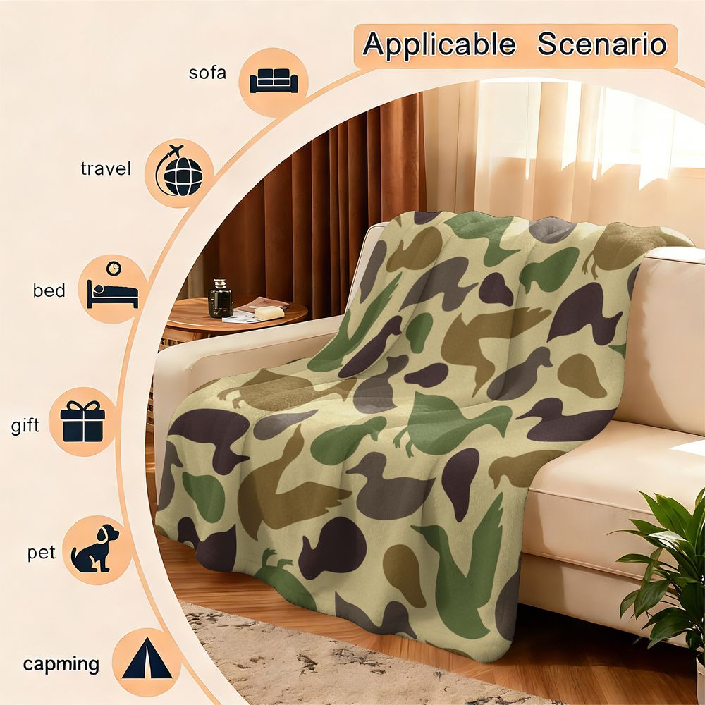 Coperta in Flanella con Motivo - Hunting Outdoor Rug recensione e prezzo