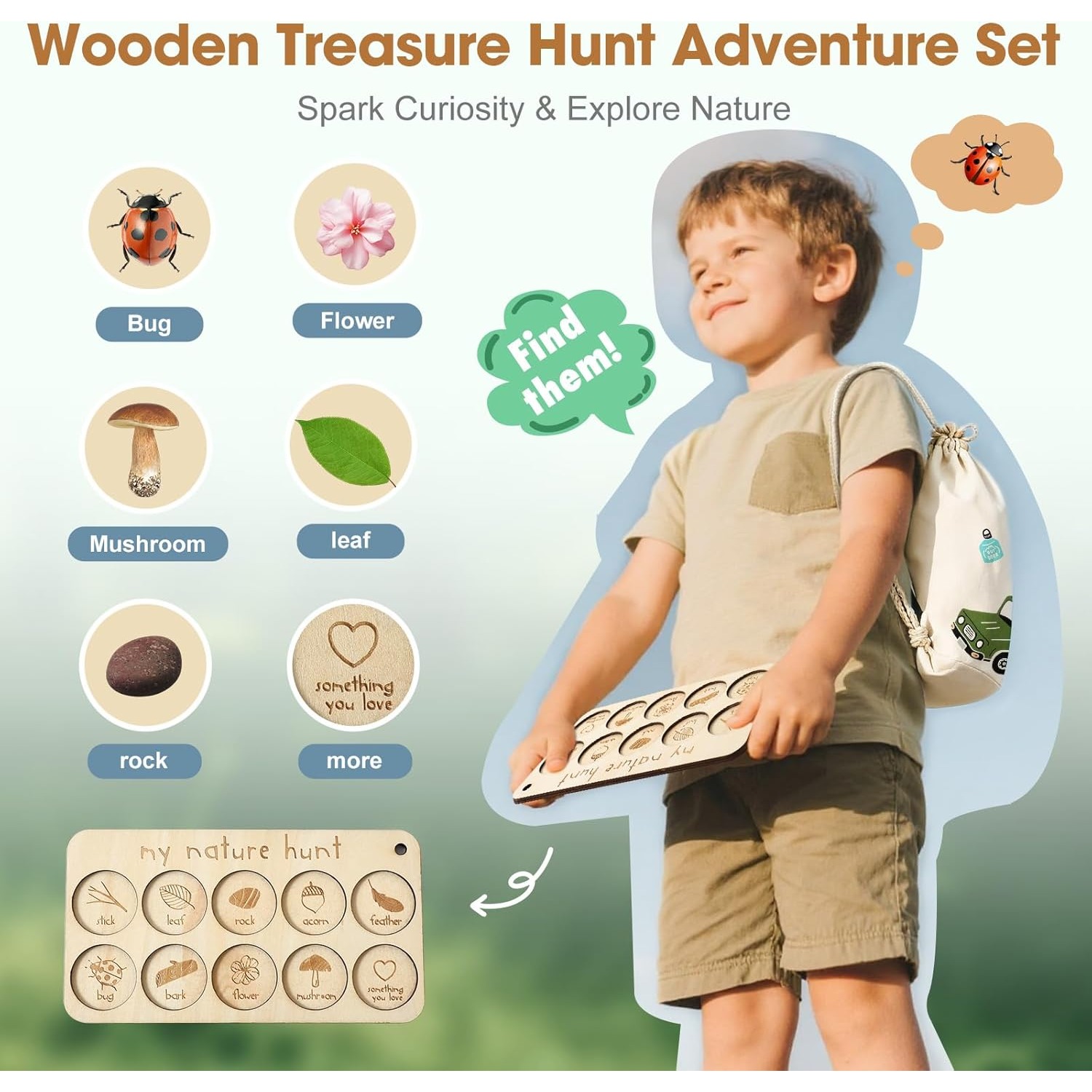 Kit Cacciatore di Insetti per  - Hunting Outdoor Boys recensione e prezzo