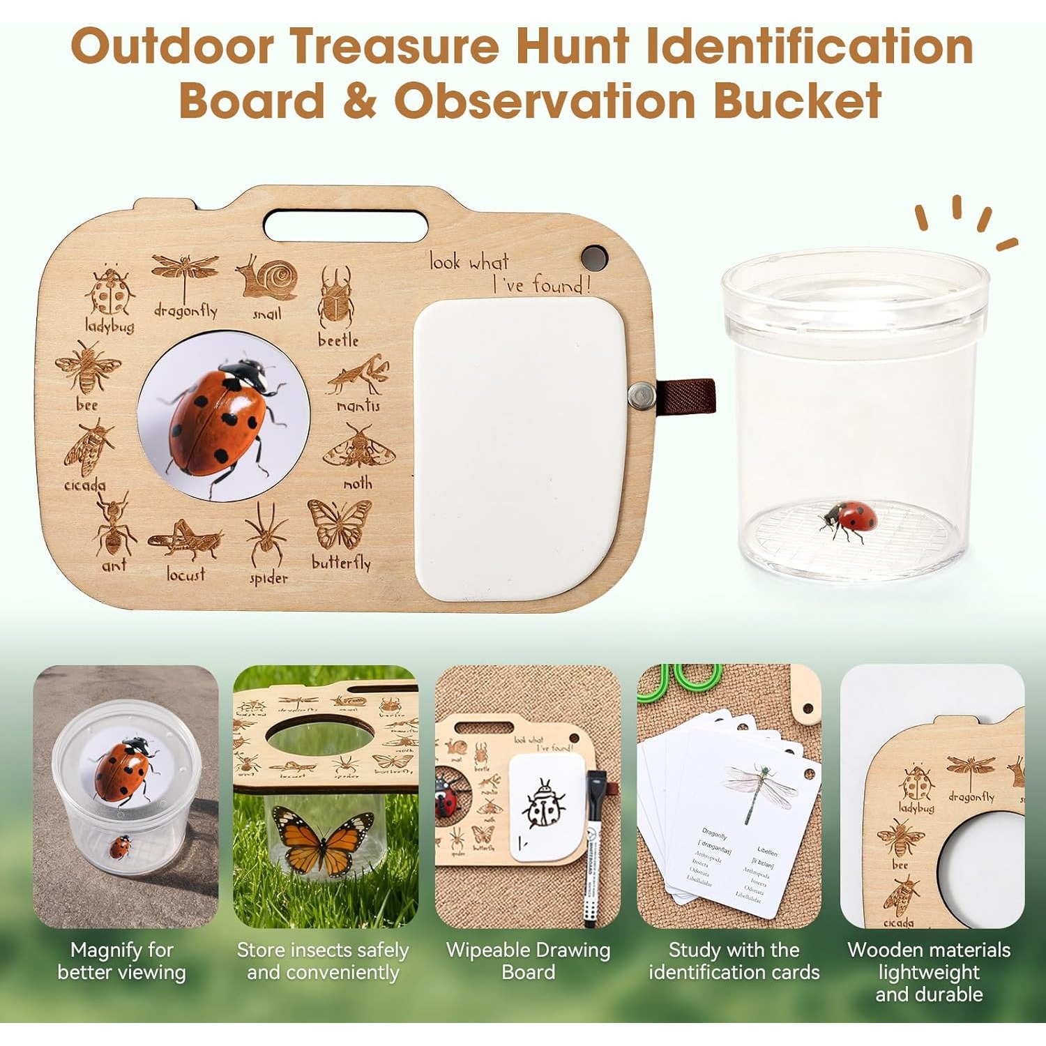 Kit Cacciatore di Insetti per  - Hunting Outdoor Boys recensione e prezzo