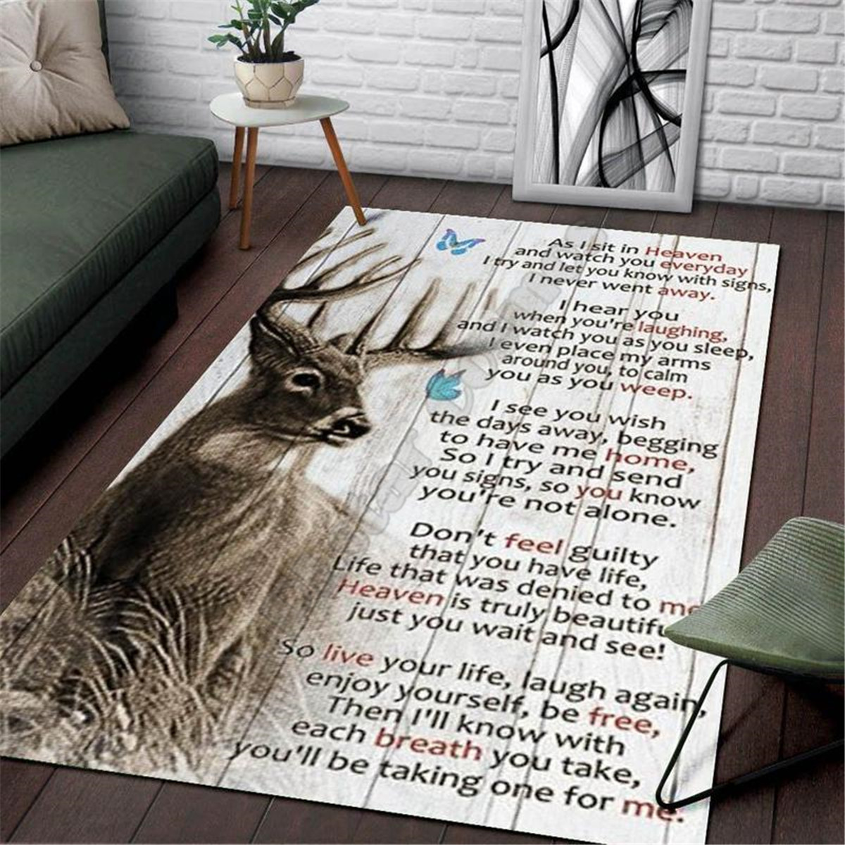 Tappeto con stampa 3D a tema c - Hunting Outdoor Rug recensione e prezzo