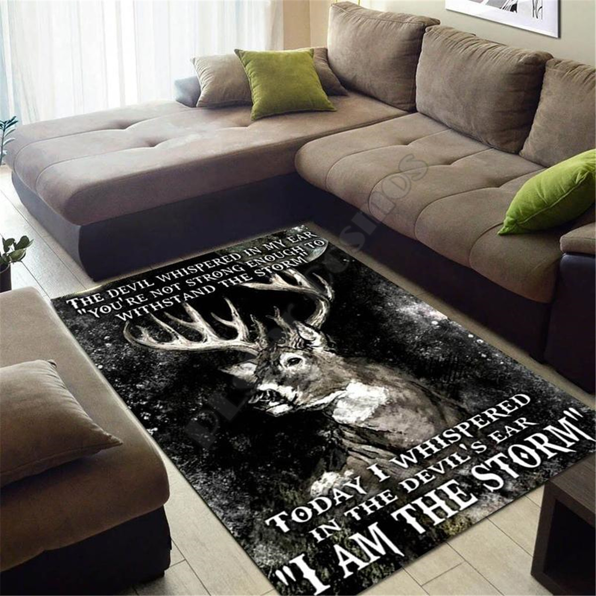 Tappeto con stampa 3D a tema c - Hunting Outdoor Rug recensione e prezzo