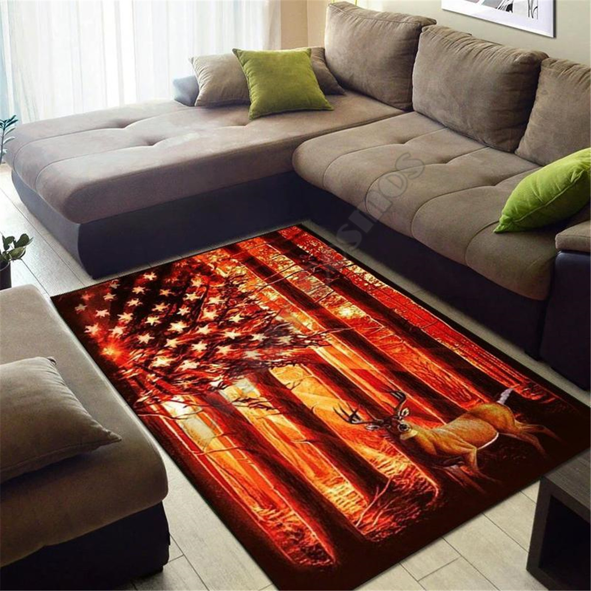Tappeto con stampa 3D a tema c - Hunting Outdoor Rug recensione e prezzo